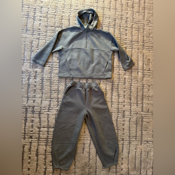 Oysho Pants - Oysho Green Hoodie and Jogger Sweatpants Set